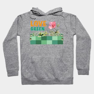 Love Flower Geometric Grey Colorful #26 Hoodie